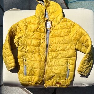 Reserved Yellow-Trim Quilted Jacket